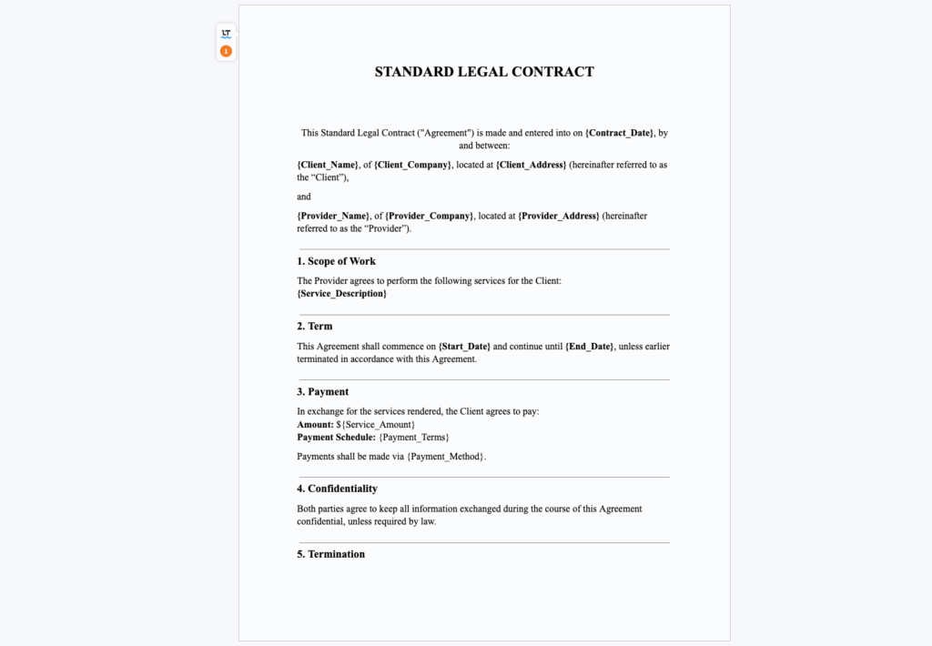 STANDARD-LEGAL-CONTRACT-Google-Docs