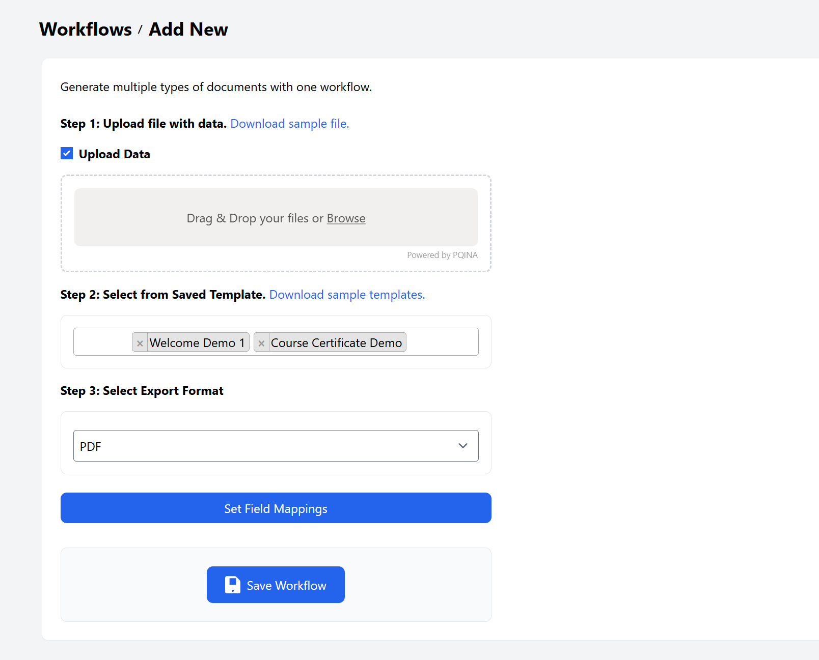 ActiveMerge Workflows