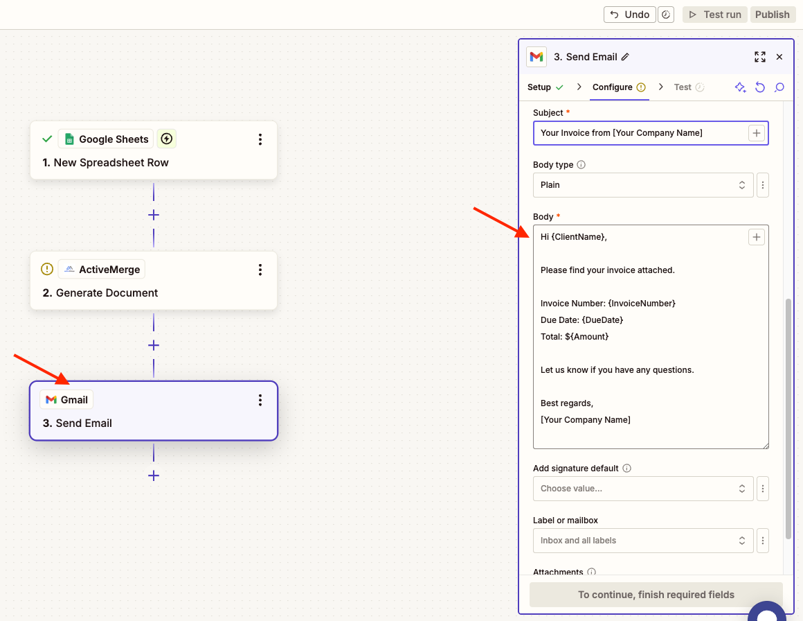 Create and Send Bulk Invoices from Google Sheets image 9