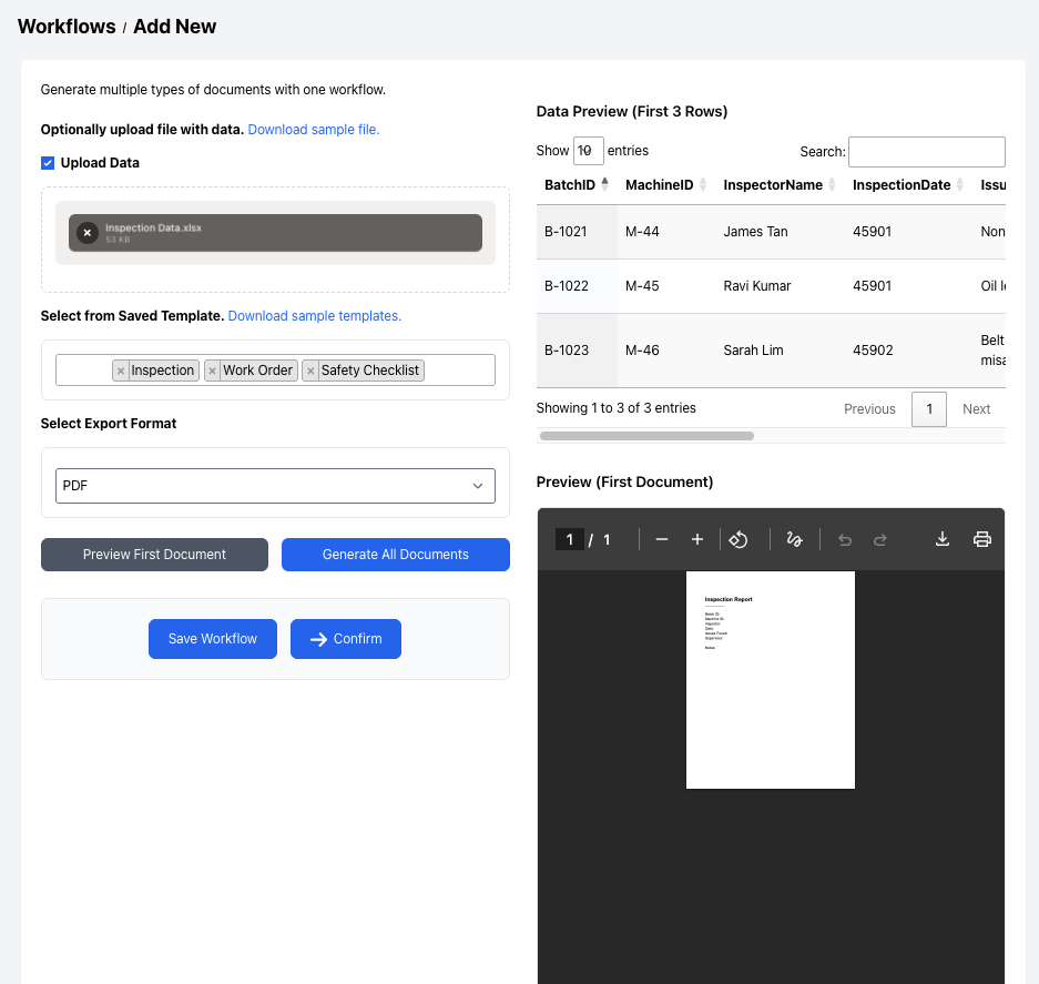 Automate Bulk Manufacturing Reports and Documents Using ActiveMerge Workflows image 8