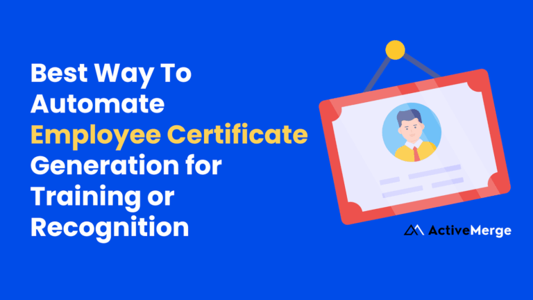 Best Way To Automate Employee Certificate Generation for Training or Recognition image 1