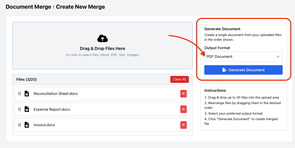 Best Way To Merge Multiple Financial Documents into a Single PDF image 6