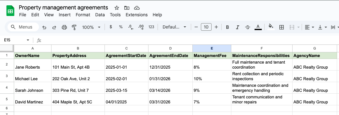 Generate Property Management Agreements Automatically with ActiveMerge image 3