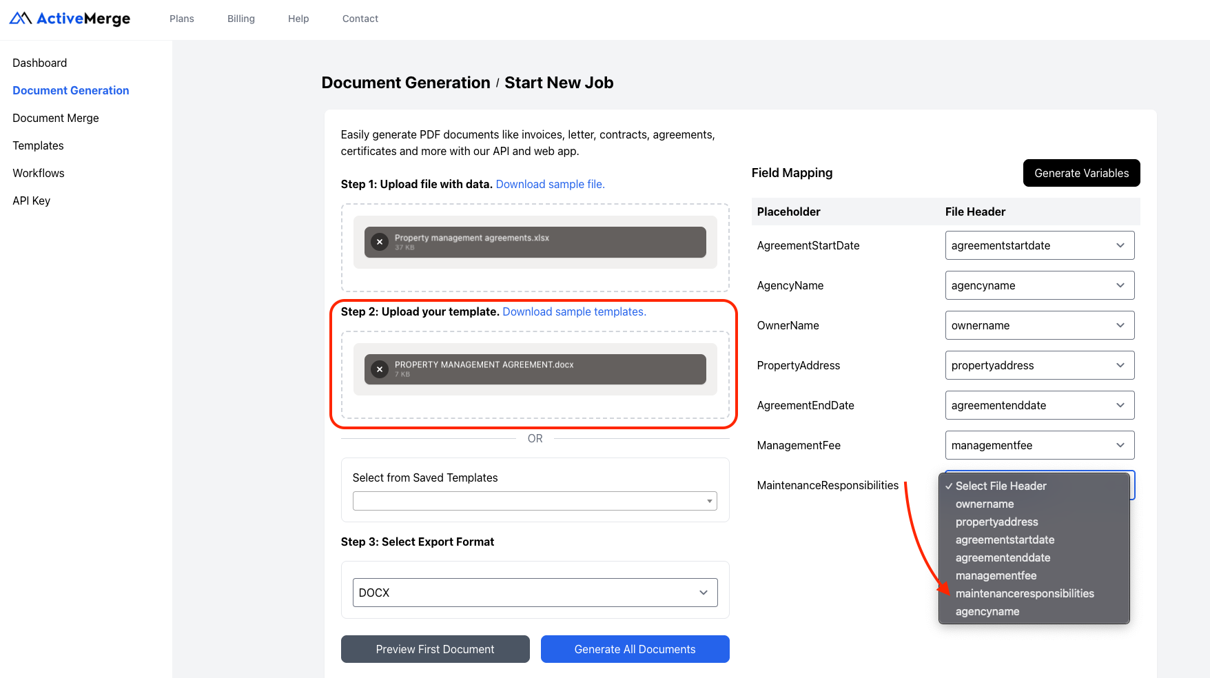 Generate Property Management Agreements Automatically with ActiveMerge image 7
