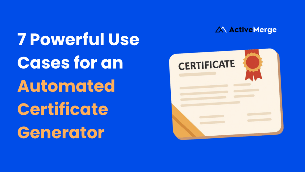 automated certificate generator