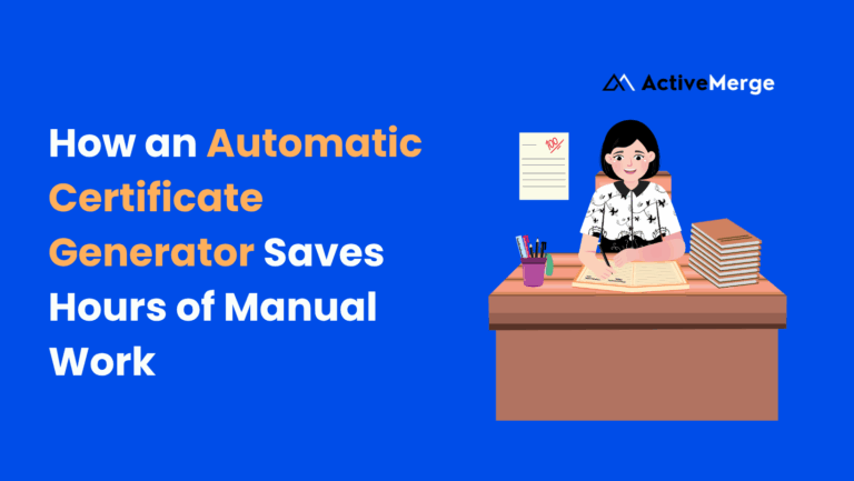 Automatic Certificate Generator | ActiveMerge
