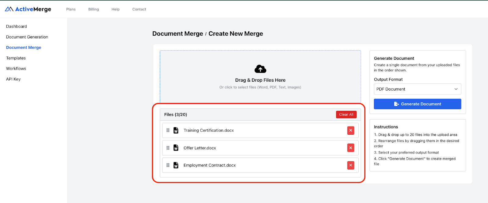 How to Merge Multiple Rental Agreements into a Single File with ActiveMerge image 5