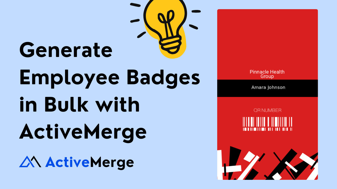 generate badges events employee activemerge