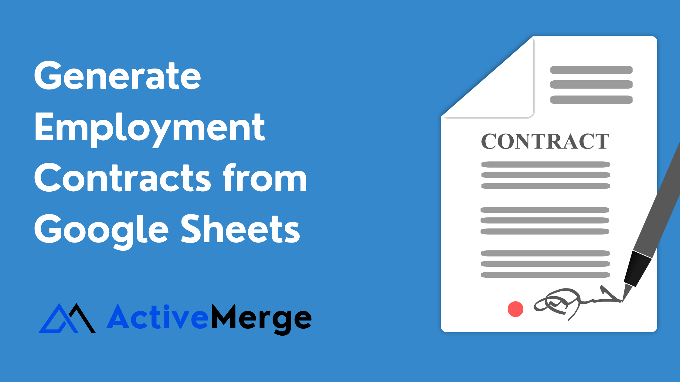 Generate Employment Contracts from Google Sheets