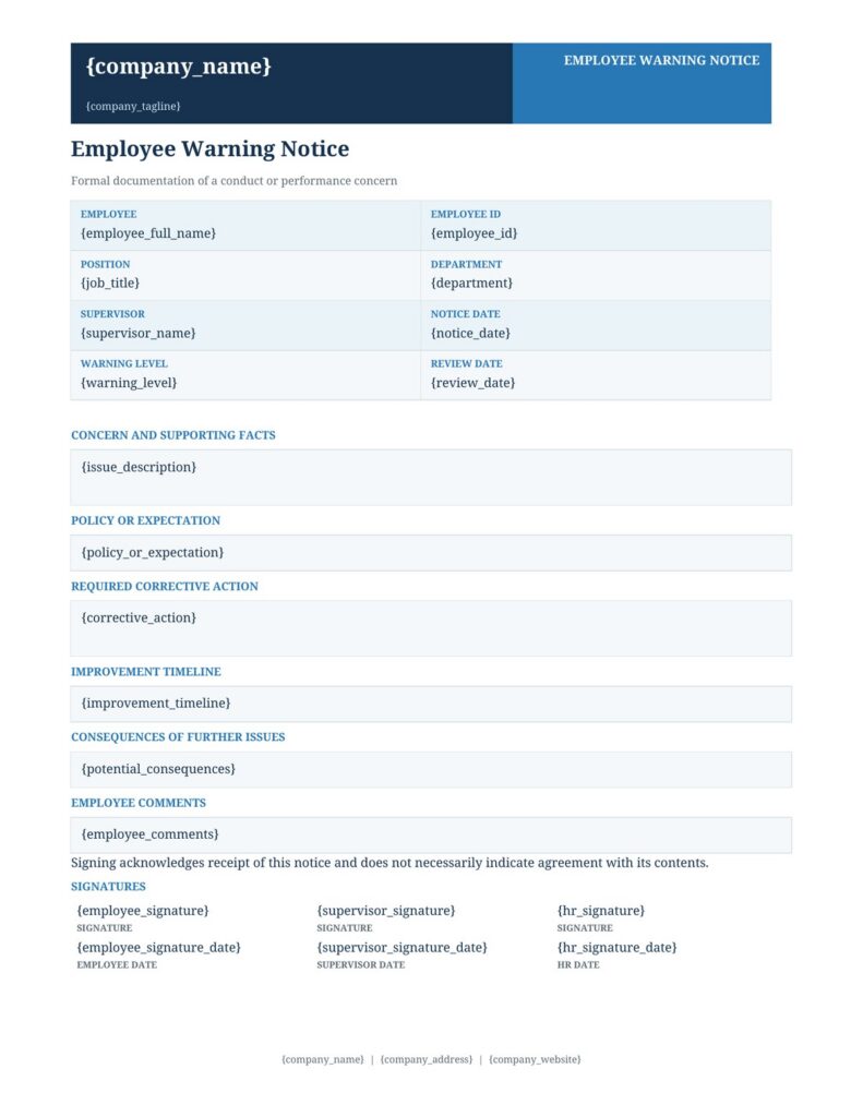 employee-warning-notice-template